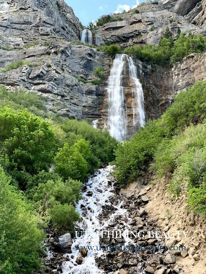 Bridal Veil Falls Utah Hiking Beauty