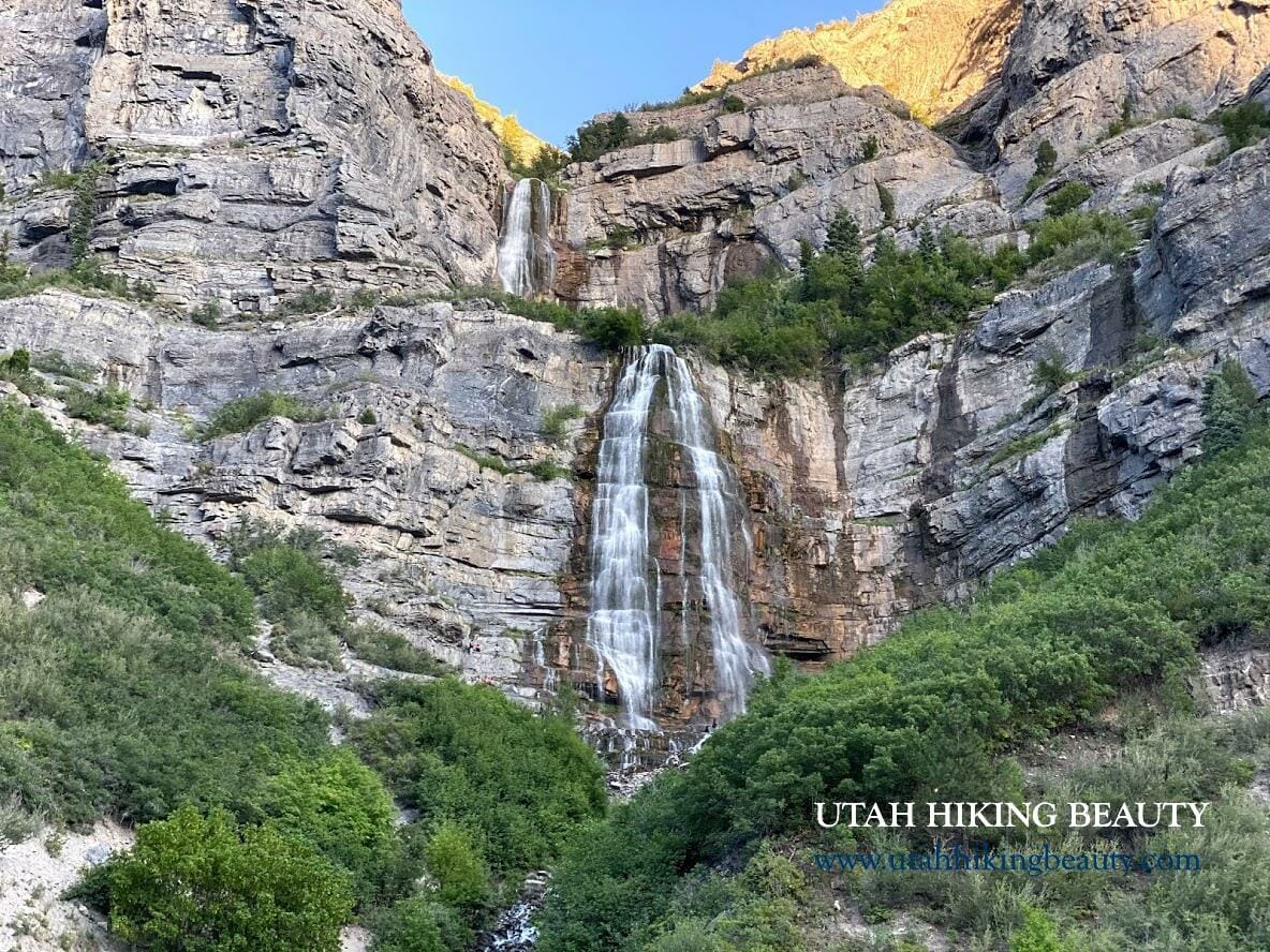 Bridal Veil Falls Utah Hiking Beauty